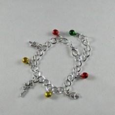 red and gold on white